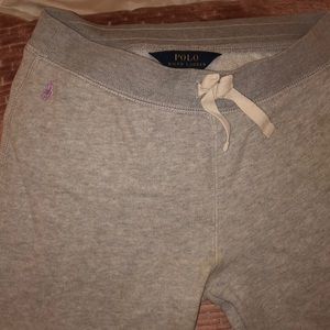 Grey women ralph laurent sweat pants
